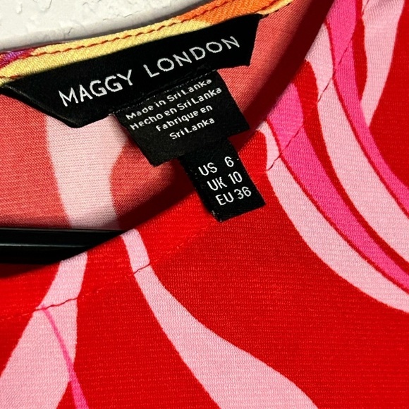 Maggy London Women's Short Sleeve Matte Jersey Dress - Picture 8 of 8